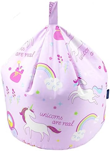 Better Dreams Childrens Bean Bags 9 Cool Designs 52cm x 52cm x 60cm High (Red Football)