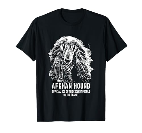 Afghan Hound Official Dog of the Coolest Pup Lovers T-Shirt T-Shirt for Men Women