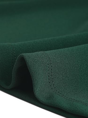Image of Allegra K Formal Work Dress for Women's Puffy Sleeve A-Line V Neck Office Dresses