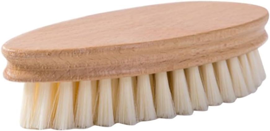 Shoe Brush Beech Soft Bristle for Laundry and Clothing Cleaning
