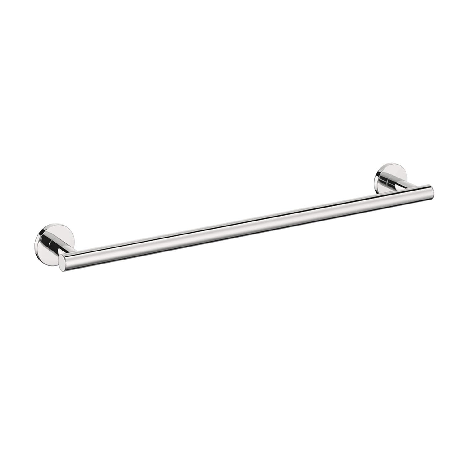 COSMIC Architect SP Toallero de Barra para Baño Fabricado en Metal de Diseño Circular y Minimalista. Colgador de Toallas con Montaje en Pared Mediante Tornillería de Color Plata Cromada