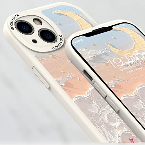 Coque de téléphone Florale pour éviter les rayures de l'iPhone X en Cuir Blanc