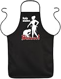 Lustige Sex Küchenschürze für Männer und Frauen knie nieder Sklave Grillschürze Kochschürze Sexartikel Obszöner Artikel