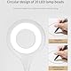 LED Klemmleuchten, 40cm Klemme Lampe, 20 LEDs Leselampe Bett Klemme Dimmbar mit 3 Helligkeitsstufen, 360° Flexiblem USB Leselicht Kinder Bettlampe, Klemmlampe, Schreibtischlampe für Büro Heimgebrauch