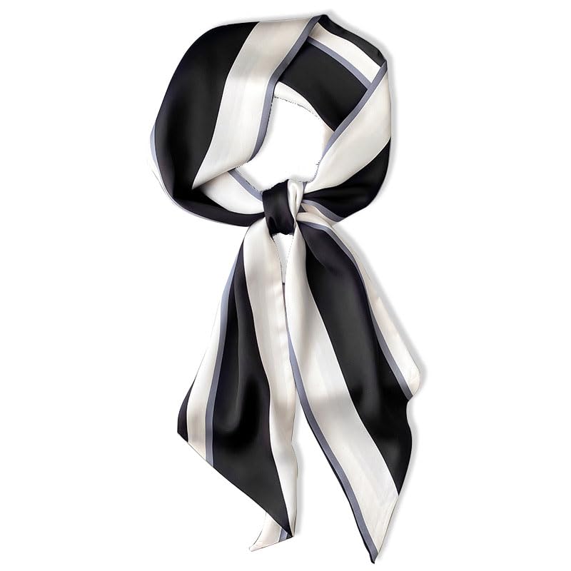 Weximilfashion satin scarf for hair - 59 * 5.9” beach head wraps neck scarves for women - lightweight handbag accessories 002