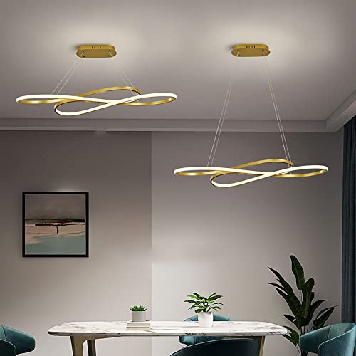 Lampe Suspendue LED Géométrique 54W en Aluminium Moderne 100 cm