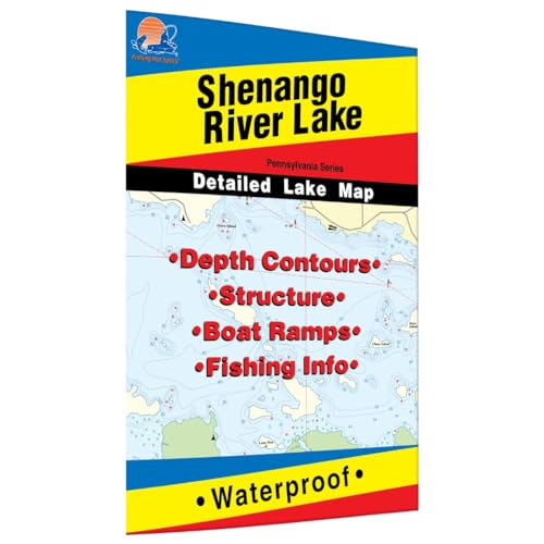 Shenango River Lake Fishing Map