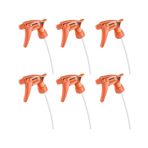 Nanoskin 6-Pack Model 320 All-Orange Trigger Sprayer with 9 1/4