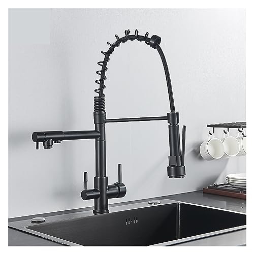 Eau potable et cuisine saine avec le robinet filtre noir mat