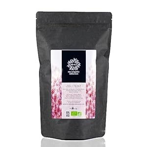 MY ORGANIC INFUSION – Infusion Joli Teint Bio – Pour la Peau – Note Fleurie – Bruyère, Achillée, Cynorhodon, Pensée Sauvage, Rose, Souci, Sureau – 50 Sachets Sans Arôme Ajouté Au Vrai Goût de Plantes