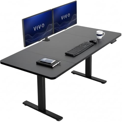 VIVO Black 60 x 30 in Standing Desk, DESK-KIT-1B6B-30