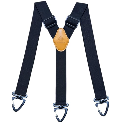 Men's Suspenders,Men's BracesY-shaped 3 Rotatable Triangular Non-slip Buckle, Elastic Webbing Suitable for Business Outdoor Daily Use