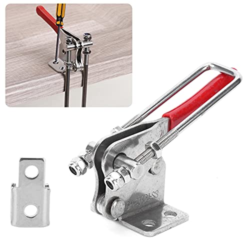 Stainless Steel Toggle Latch Catch, Fast Clamping, Ergonomic Handle, Easy Installation, for Woodworking Home Improvement - Image 2