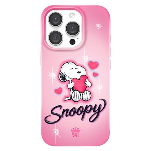 VELVET CAVIAR x Snoopy Phone Case for iPhone 16 Pro - Compatible with MagSafe [16ft Drop Tested] - Pink, Snoopy Be Mine