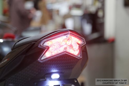 Motodynamic Integrated Sequential Led Tail Lights Clear Lens For 2013-2018 Kawasaki Ninja Zx-6R 636 2016+ Z800 #TOP5