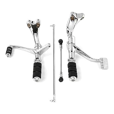 TCMT Motor Chrome Forward Controls Pegs Levers Linkages Fits For Harley Sportster 1200 Low (XL1200L) 2006 07 08 09 10 2011 Sportster 1200 Nightster (XL1200N) 2007-2012