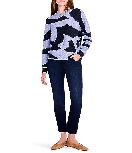 Image of NIC+ZOE Dusk Days Sweater Blue Multi XS (US 0-2)