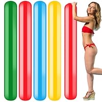 4 Stück Super Langer Schwimmnudel Poolnudel, 150cm Schwimmnudel Float Spielzeug, Aufblasbarer Nudelschwimmer, Schwimmstange Pool Für Kinder und Erwachsene Schwimmbad oder Aquasport