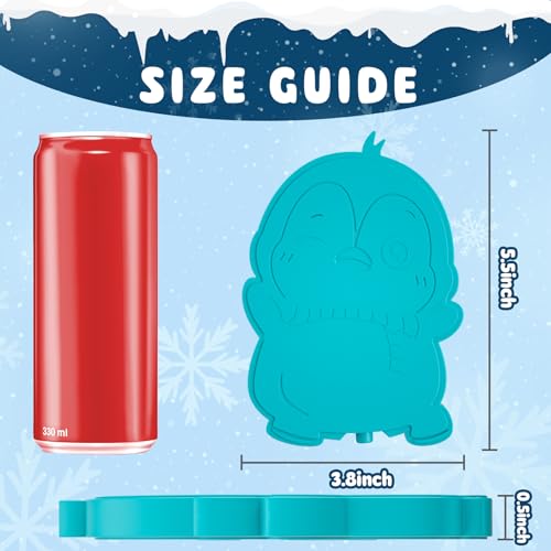 HiYZ Pacotes de gelo Penguin para lancheiras – Sacos de gelo reutilizáveis para crianças – Congelame