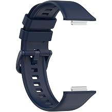Coverzone Huawei Watch Fit 2 ile uyumlu Saat Kay  Ent Kaliteli Huawei Watch Fit 2 ile uyumlu Spor Saat Kontrast Renkli Lagniappe Silikon Kordon
