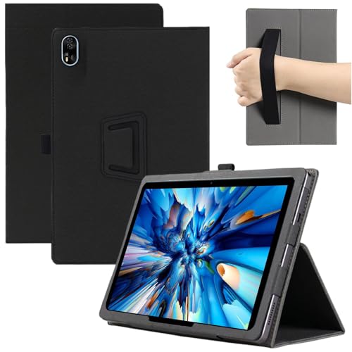 MEMELOKA Coque pour Blackview Mega 8 13 Pouces, Léger et Mince en Cuir PU Étui Housse de Protection pour Blackview Mega 8 avec Dragonne[Fonction Support],...