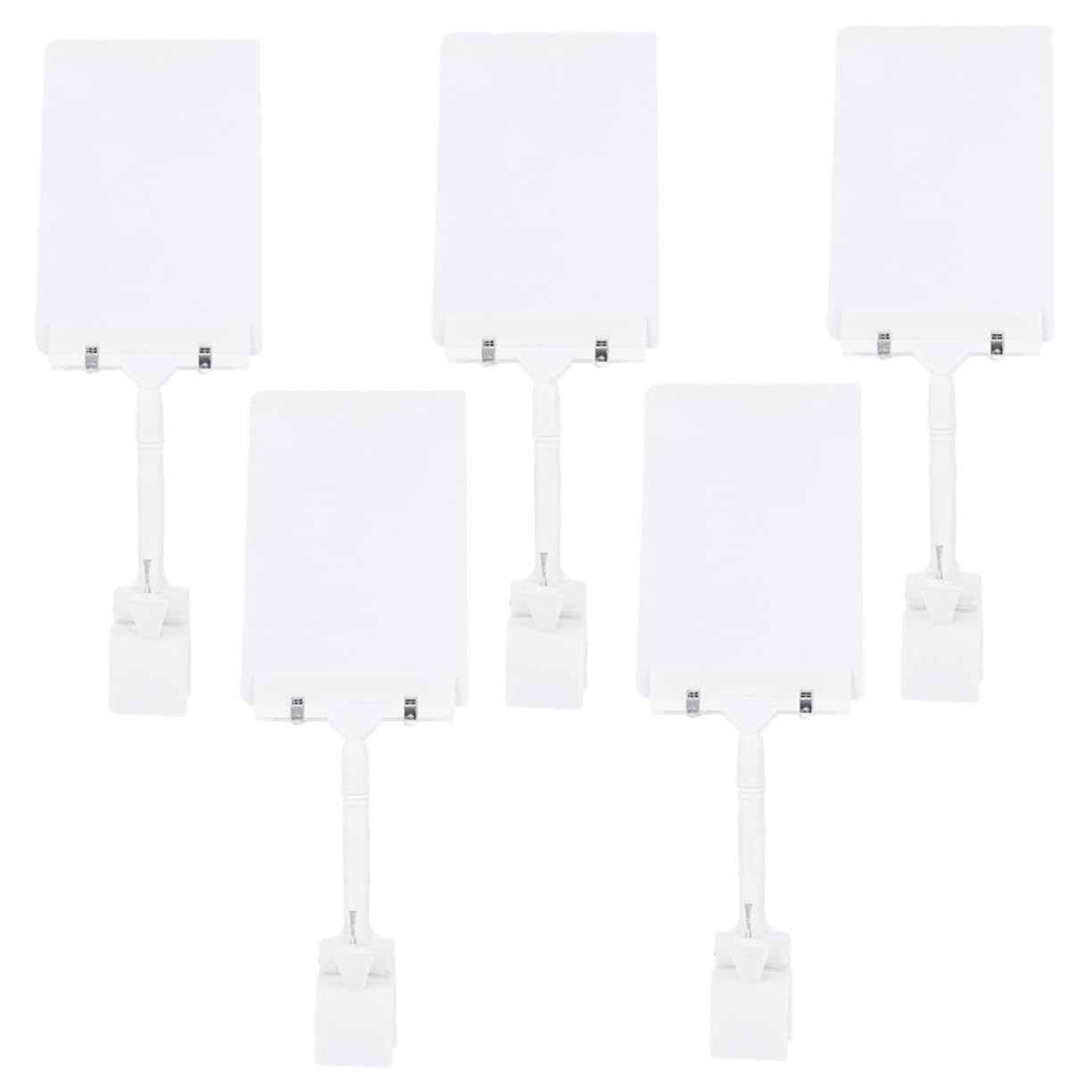 Operitacx 5 Set Supporto Per Targhette Per Esposizione Di Merci Cartelli Espositori Cartelli Volantini Espositori Poster Cartellini Espositori Etichette Per Scaffali 5 pezzi*5