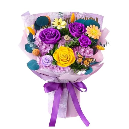 Preserved Roses Bouquet in Luxurious Box