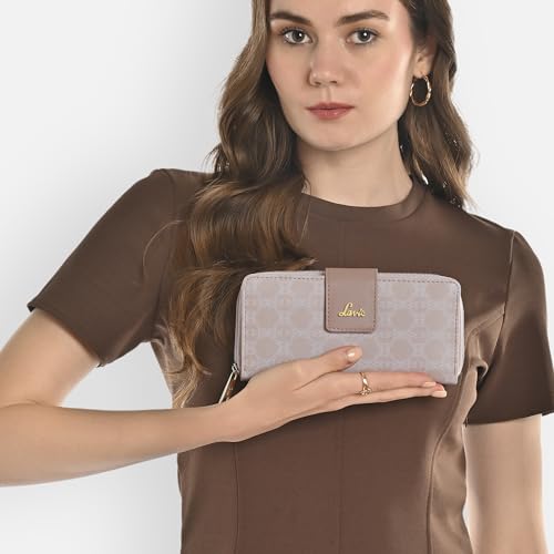 Image of Lavie Women's Mono Mia Zip Wallet | Ladies Purse Handbag