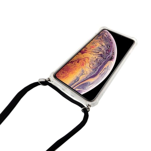 Chaîne de téléphone portable compatible avec Apple iPhone XS Max noir - 3