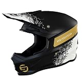 Helm Furious Roll Black Gold Matt XL