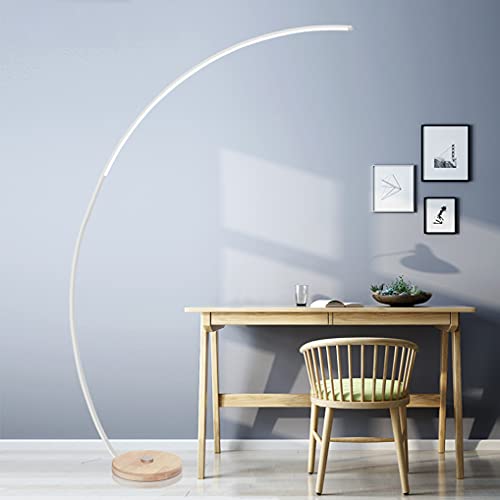 Lampadaire LED Arc Dimmable pour Résoudre le Manque de Lumière du Salon Blanc