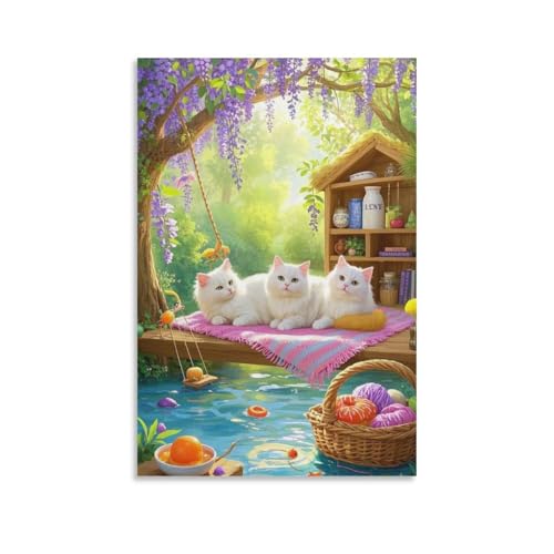 Pinturas murales Ragdoll de alta calidad póster en lienzo artístico 50x75 cm