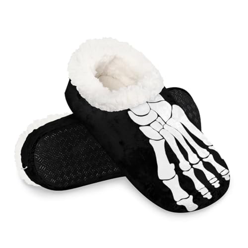 House Slippers for Women Men,Coral Fleece Fuzzy Slippers Socks,Memory Foam Non-Slip Indoor Outdoor Winter Bedroom Shoes