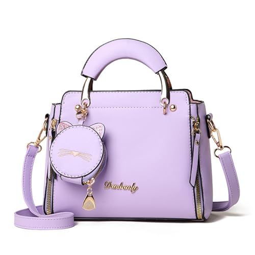 Image of SANTORINI Women Handbag Leather Fancy Bag | Satchel Bag with zipper closure and coin pouch | Small size Purse for girls with Strap | Party Clutch for ladies