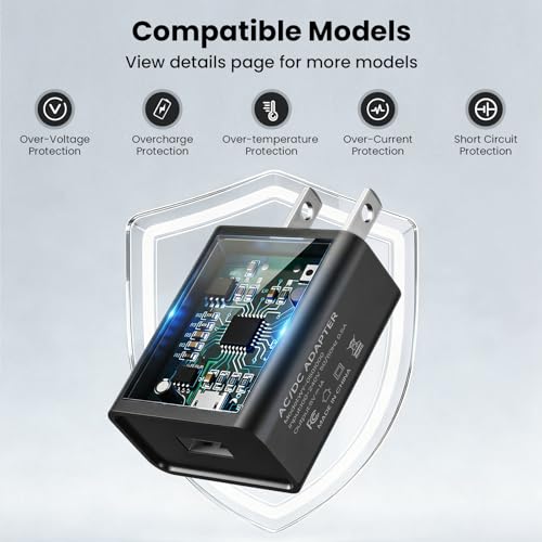 Image of 5V 1A Charger Fit for Philips Norelco OneBlade Shaver | USB Charging Cord Replacement for philips QP2724 QP2834 MG5910 MG7910 MG9510 2000 3000 7000 Series Wet & Dry Shavers Trimmers
