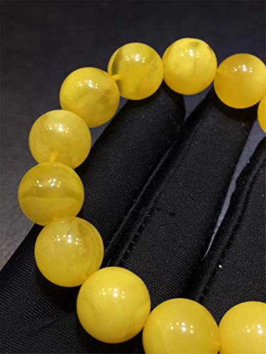 Perles en ambre jaune naturel pour création bijoux bohèmes