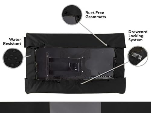 image for Covermates Outdoor Half TV Cover - Various Sizes, Light Weight Materia