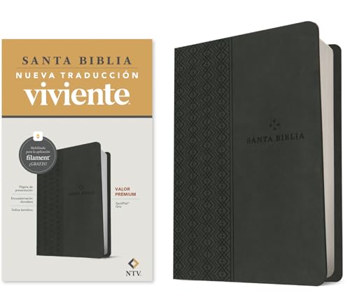 Biblia Valor Prémium Ntv Con Filament (Sentipiel, Gris): Sentipiel, Gris With Ribbon Marker
