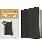 Biblia compacta NTV, letra gigante con Filament (SentiPiel, Gris