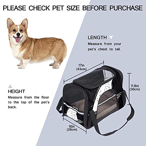 Sac de transport chat anti stress avec motif triangulaire - 3