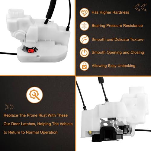 Image of Left Door Lock Latch Compatible with Nissan Frontier Xterra 2005-2018 Pathfinder 2005-2012 Front Door Lock Motor, Driver Side Lock Latch Actuator - Replaces# 80501-ZP10A