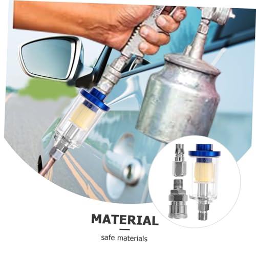 ORFOFE 1 Conjunto Separador De Água Liga De Alumínio Pistola De Pintura De Água Ferramenta Separador