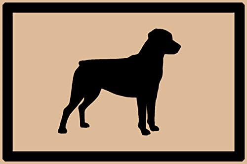 Wacky Mats - 19004435 - Rottweiler Dog - Door Mat 2' x 3