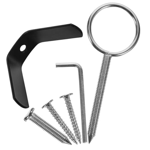 Baluue Stable Ham Holder Set 6pcs Iron Spanish Ham Stand Rack for Restaurant Kitchen Use with Fixing Holder