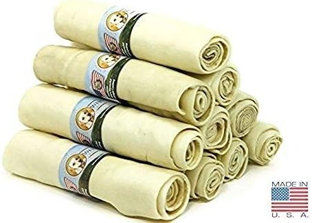 (10 Pack) of Wholesome Hide Super Thick Retriever Rolls 10 Inch