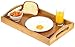 Tray with Large Handles - Bamboo Ottoman Tray, Great for Coffee Table, Couch, Tea, Bar, Breakfast, Dinner, or Any Food - Good for Parties or Bed for Eating (Home It)