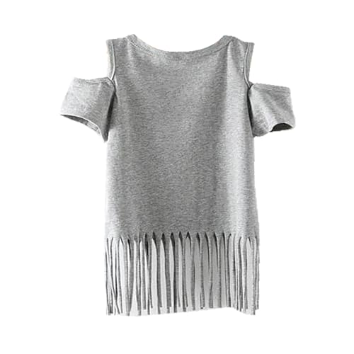 Image of Girls' Short-Sleeve Shirts and Tops,Sequin Girl Clothes