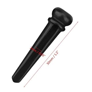 Dilwe 6Pcs Chevilles de chevalet de Guitare, épingles de Pont d’ébène pour 6 Cordes Guitare Folklorique Acoustique - Les Beatles, Paul McCartney, John Lennon, RIngo Starr, George Harrison Dilwe 6Pcs Chevilles de chevalet de Guitare, épingles de Pont d'ébène pour 6 Cordes Guitare Folklorique Acoustique – Image 5