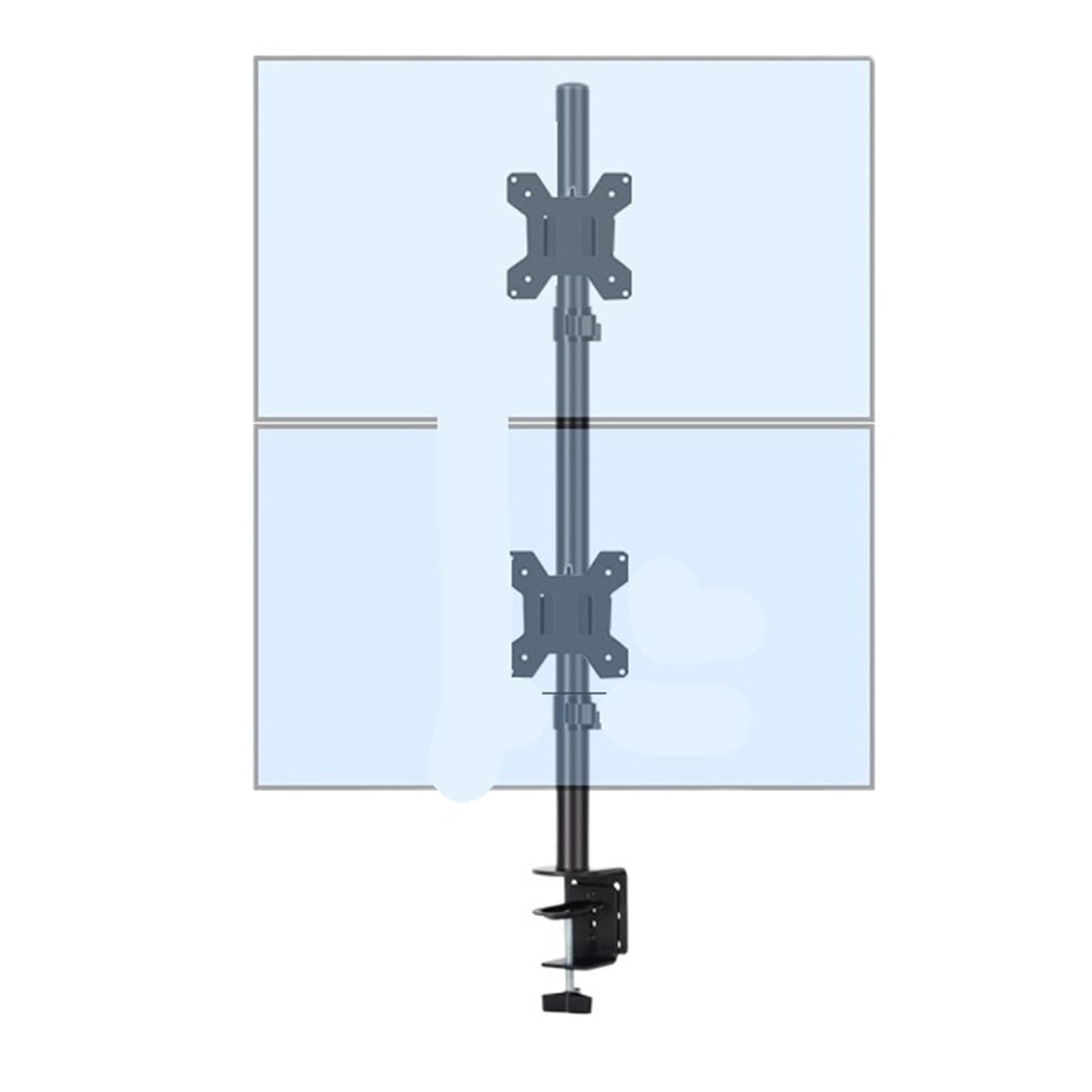 Ikpgbzxm One Color Monitor Stand Extension Clamp For Dual Screens(Z002)