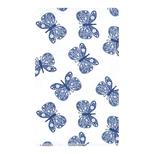 Image of Hudson Baby Unisex Baby Cotton Flannel Burp Cloths 10-Pack, Beautiful Butterfly, One Size